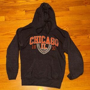 Chicago IL Graphic Pullover Hoodie - Dark Gray Small
